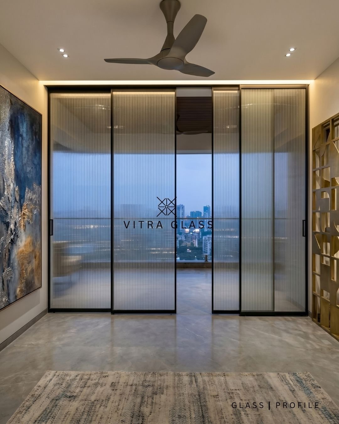 Slim Aluminium Profile Doors in Mumbai